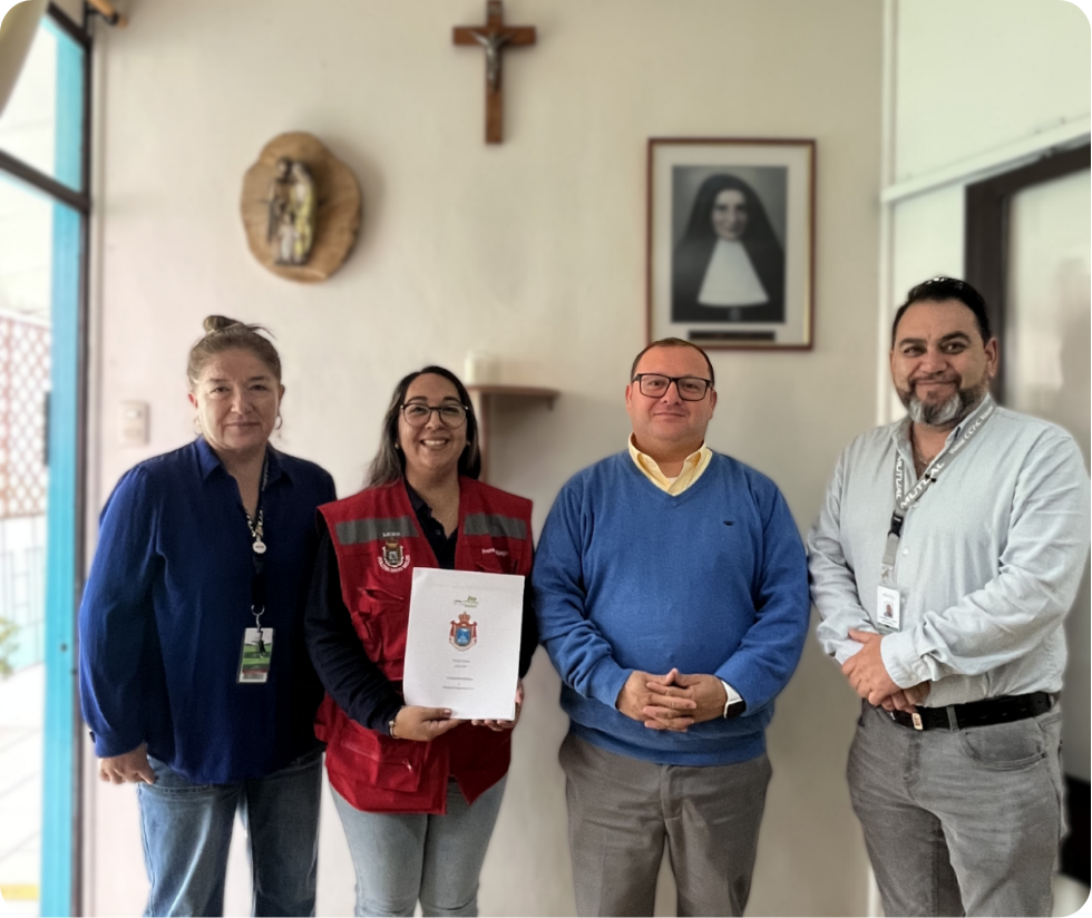 Firma de convenio Plan de Trabajo 2026-2027 entre Liceo Politécnico Belén y Mutual de Seguridad en Copiapó.